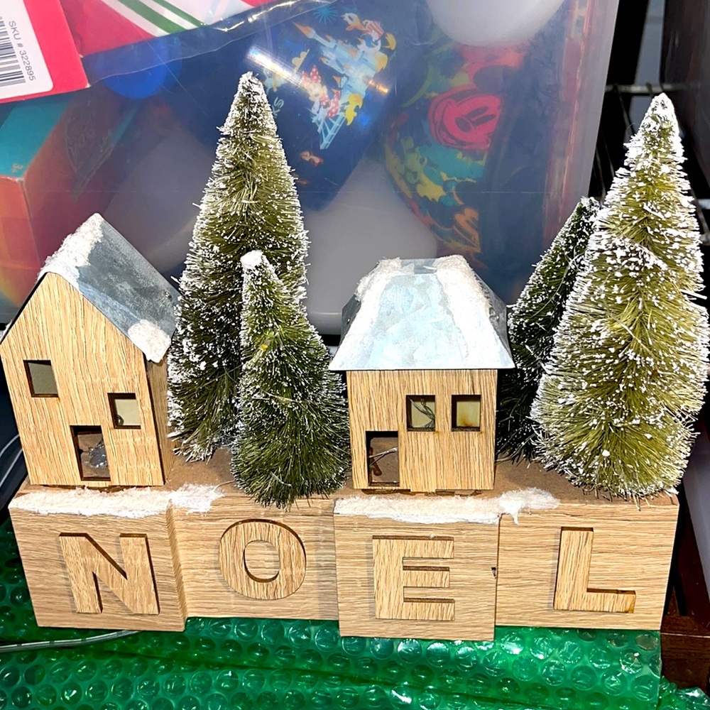 Light up Noel house